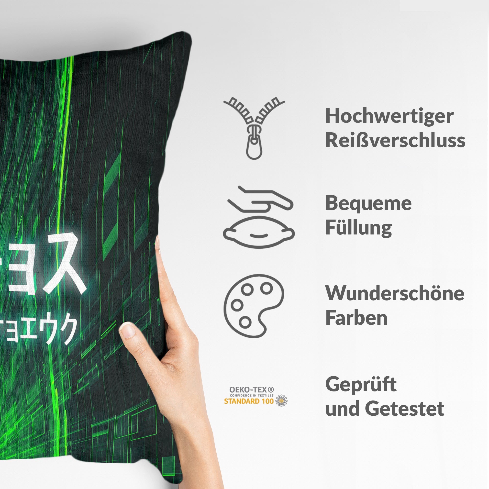 Cuscino per la salute con scritta cinese