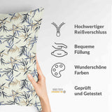 Cuscino sanitario motivo foglia beige