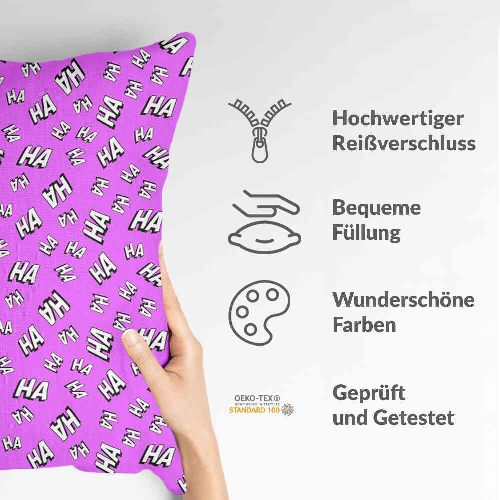 Cuscino salute Ha Ha Ha