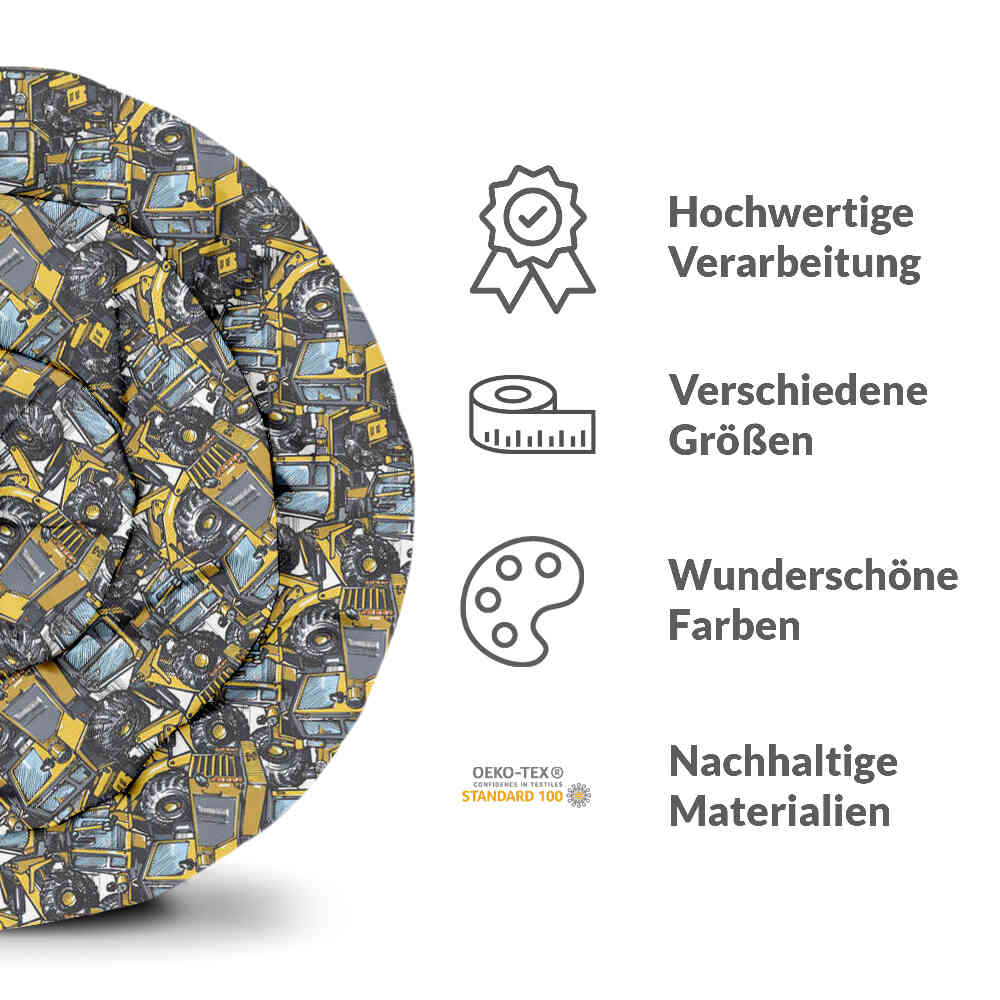 Set copripiumino trapuntato trattore