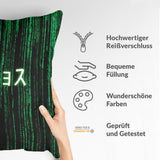 Cuscino salute Verde Codice Matrix