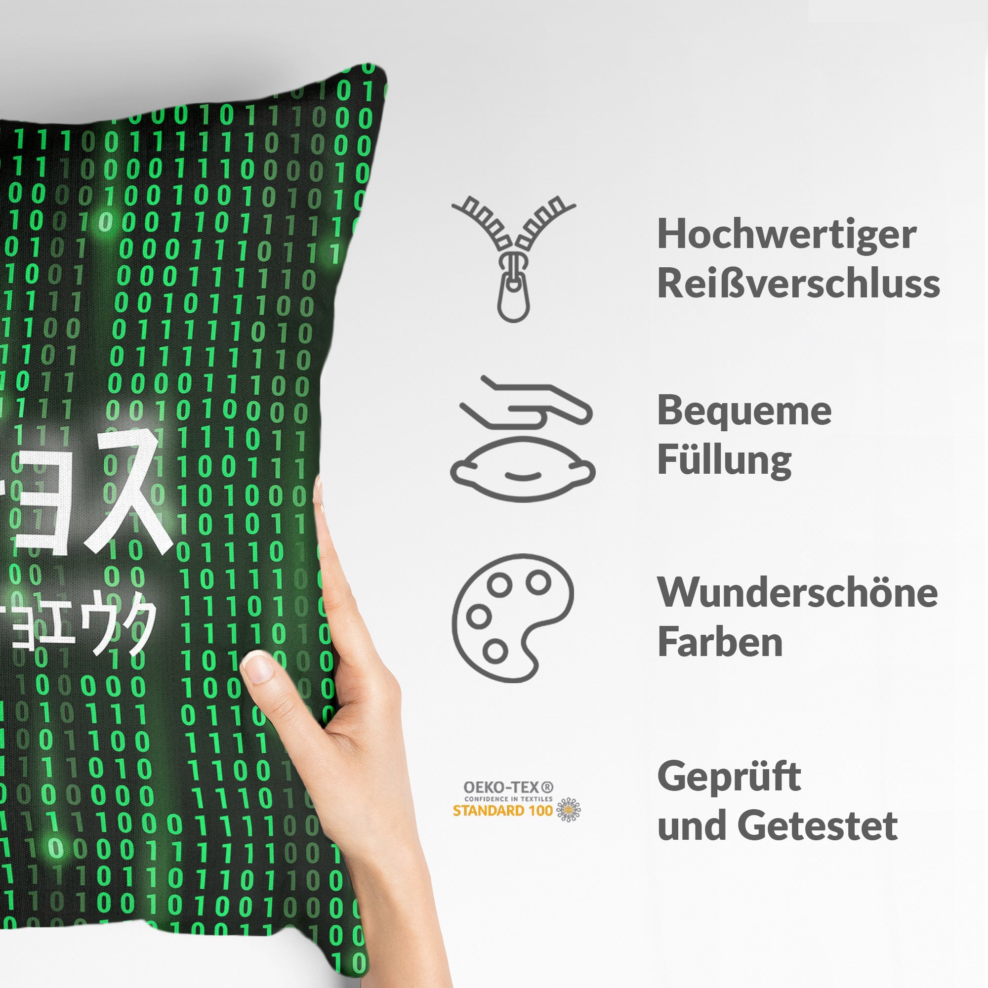 Cuscino salute verde The Matrix