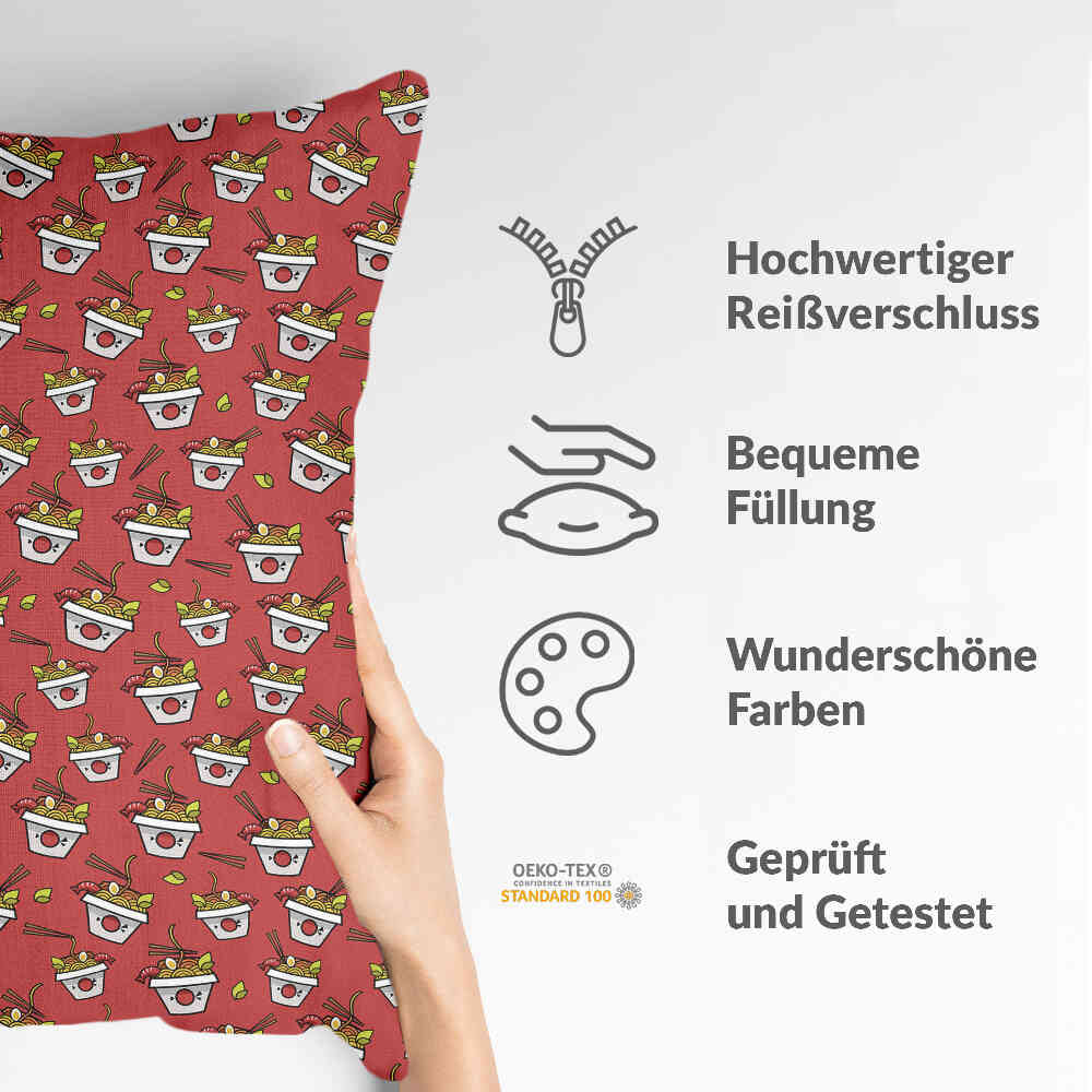 Cuscino sanitario rosso da asporto