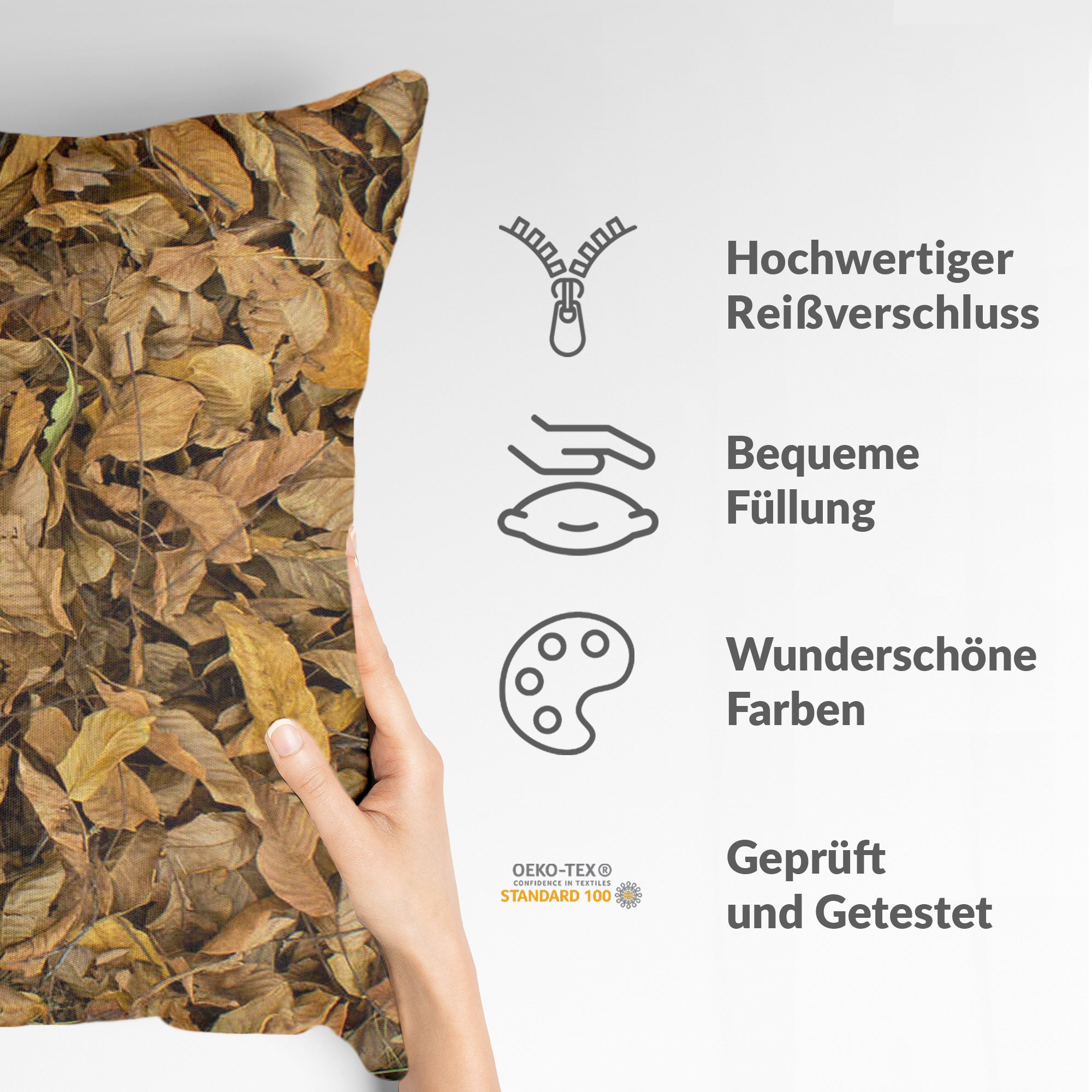 Cuscino sanitario foglie di quercia