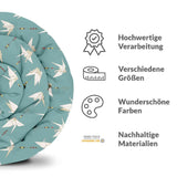 Coperta terapeutica originale - Rivestimento in cotone Rivestimento Origami Cigno