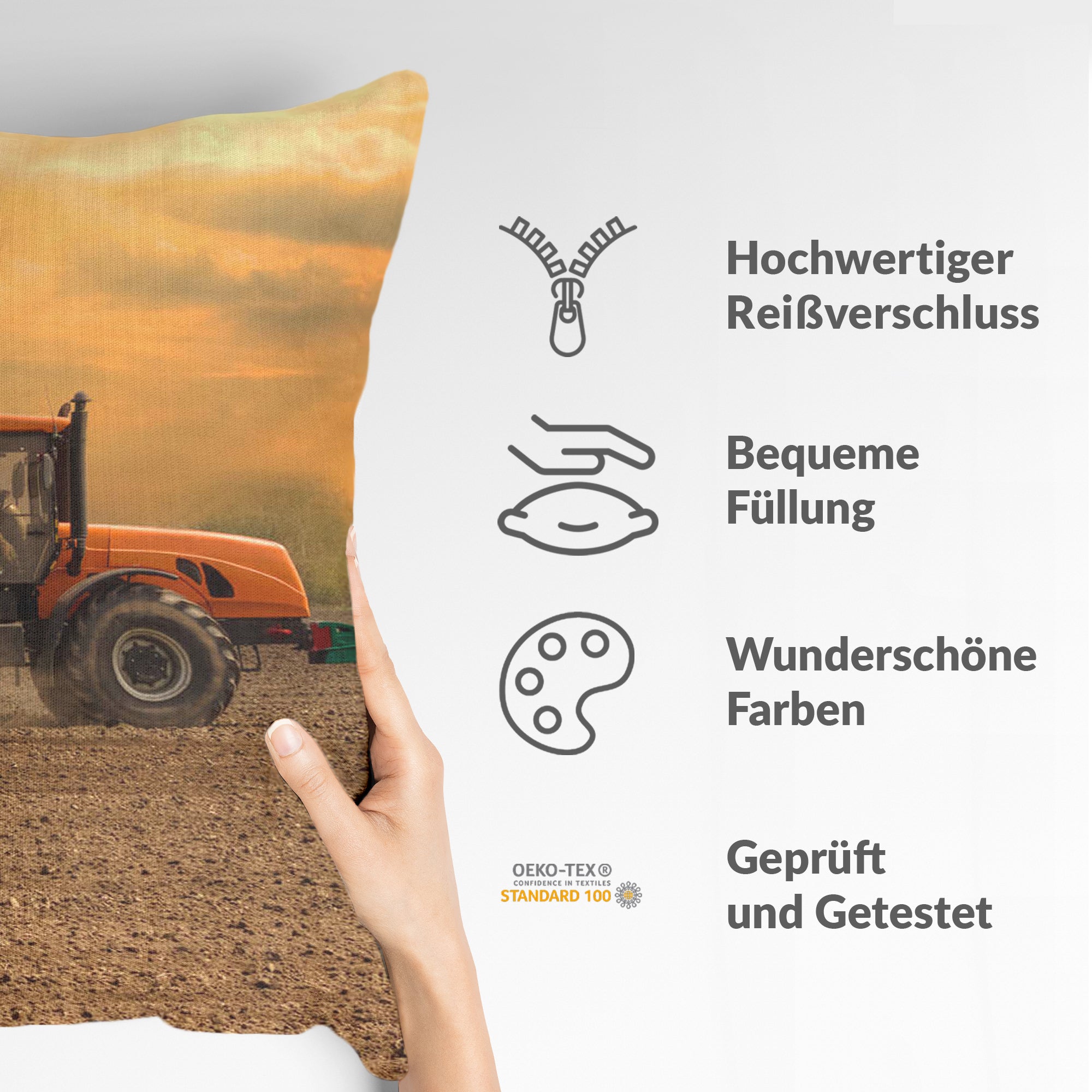 Cuscino salute trattore con rimorchio