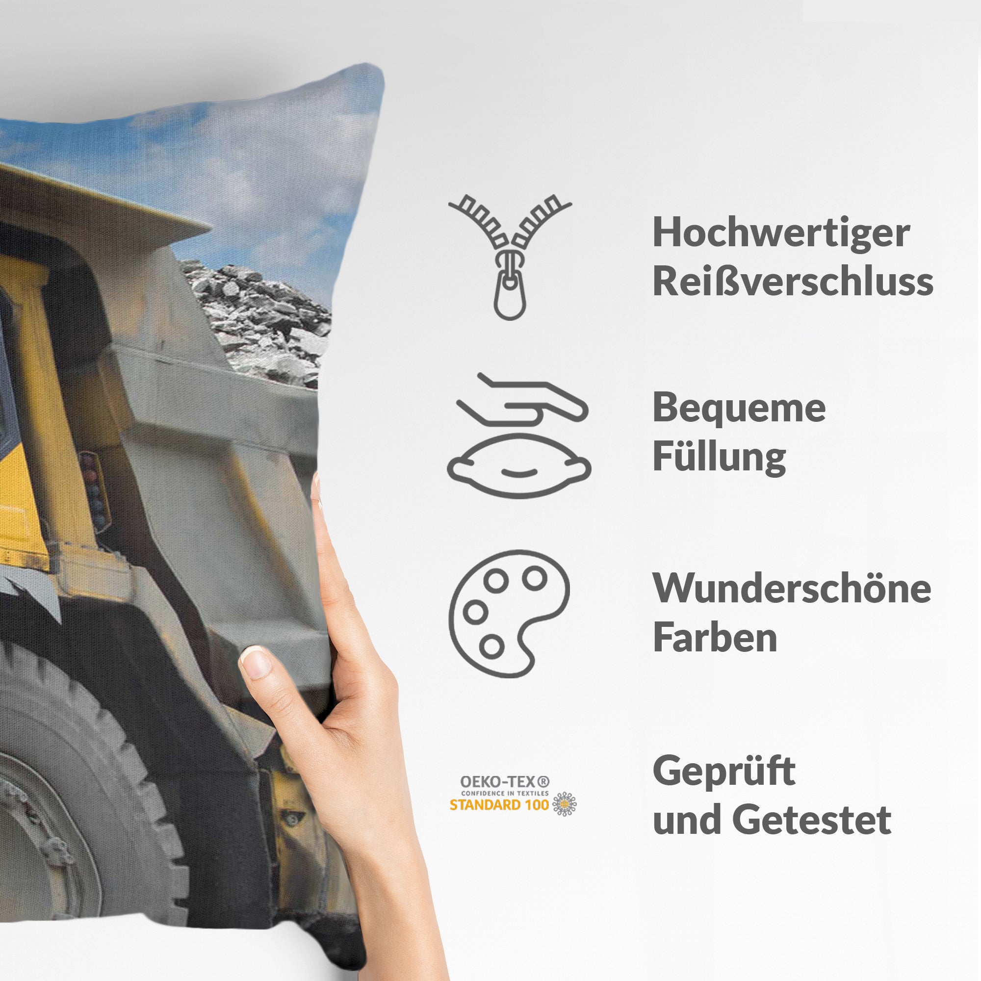 Cuscino sanitario Camion giallo