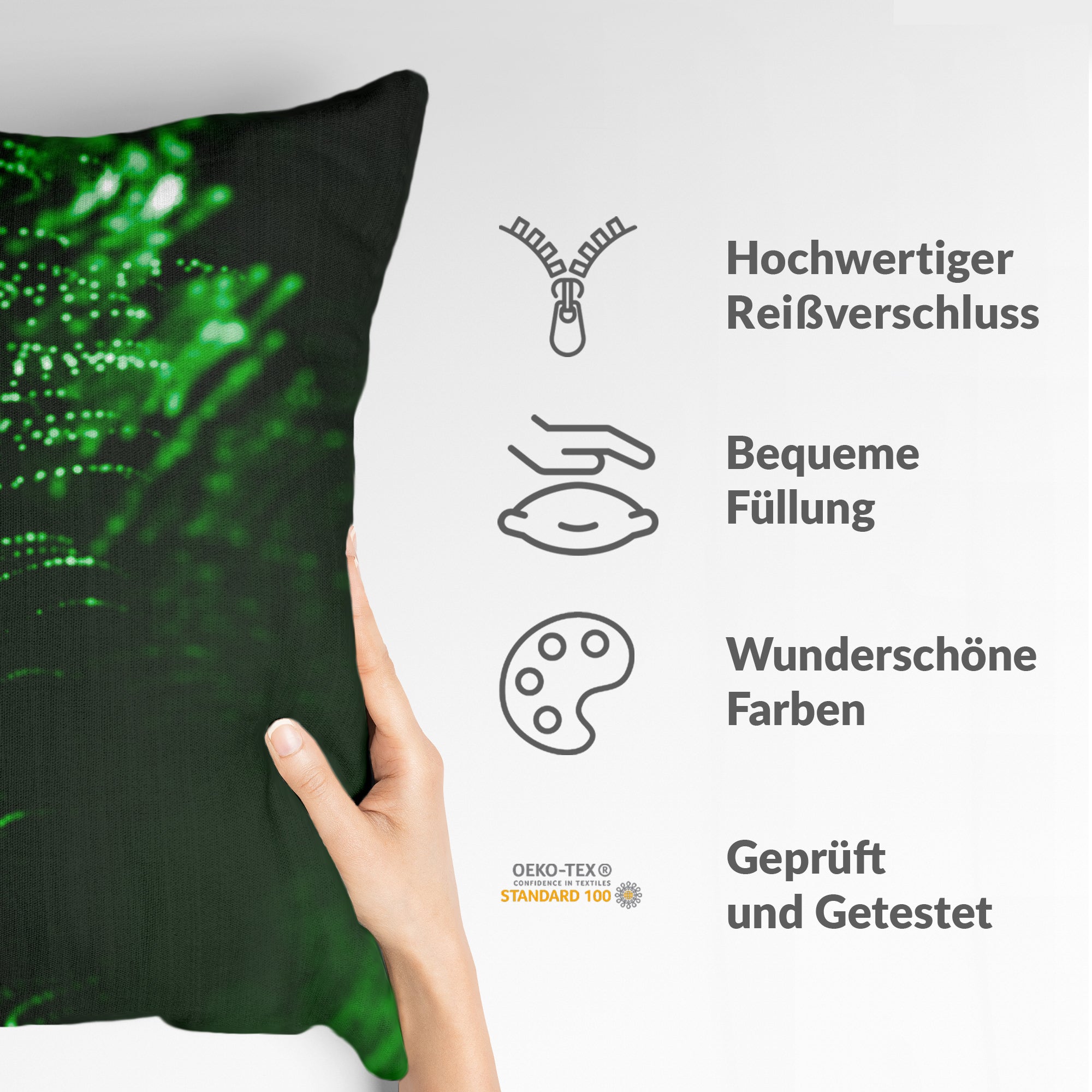 Cuscino salute verde Looks Like