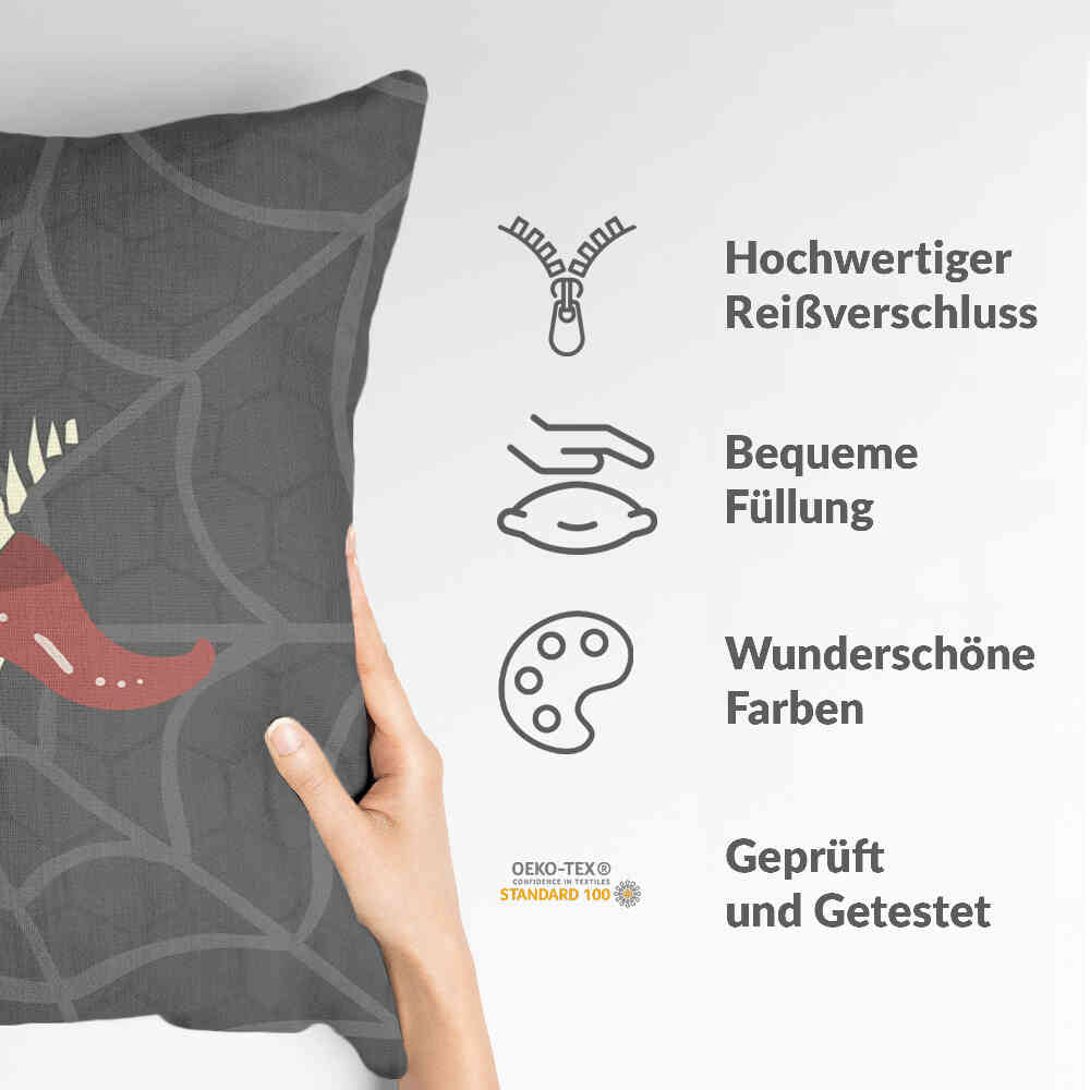 Cuscino sanitario grigio ragnatela