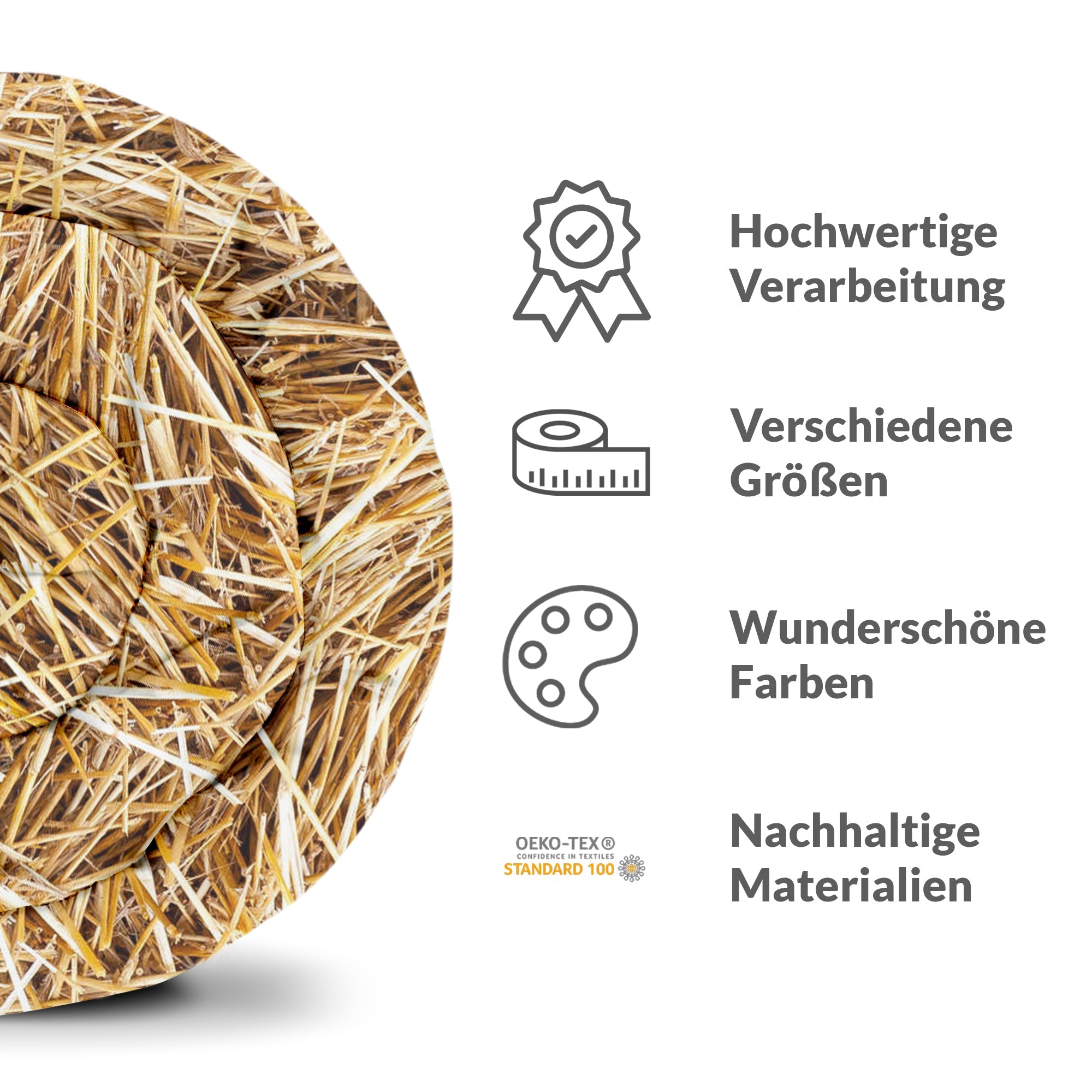 Coperta terapeutica originale - Rivestimento in cotone con fieno