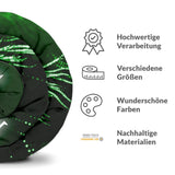 Set di biancheria da letto con coperta terapeutica verde The Matrix