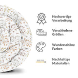 Coperta terapeutica originale - Rivestimento in cotone con delicati rami colorati