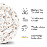 Set di biancheria da letto con coperta terapeutica bianca con Schnatz