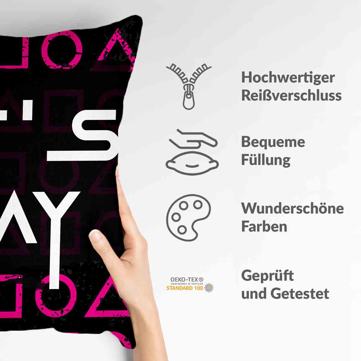 Cuscino salute Let's Play