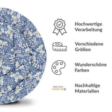 Set di biancheria da letto con coperta terapeutica blu Natale
