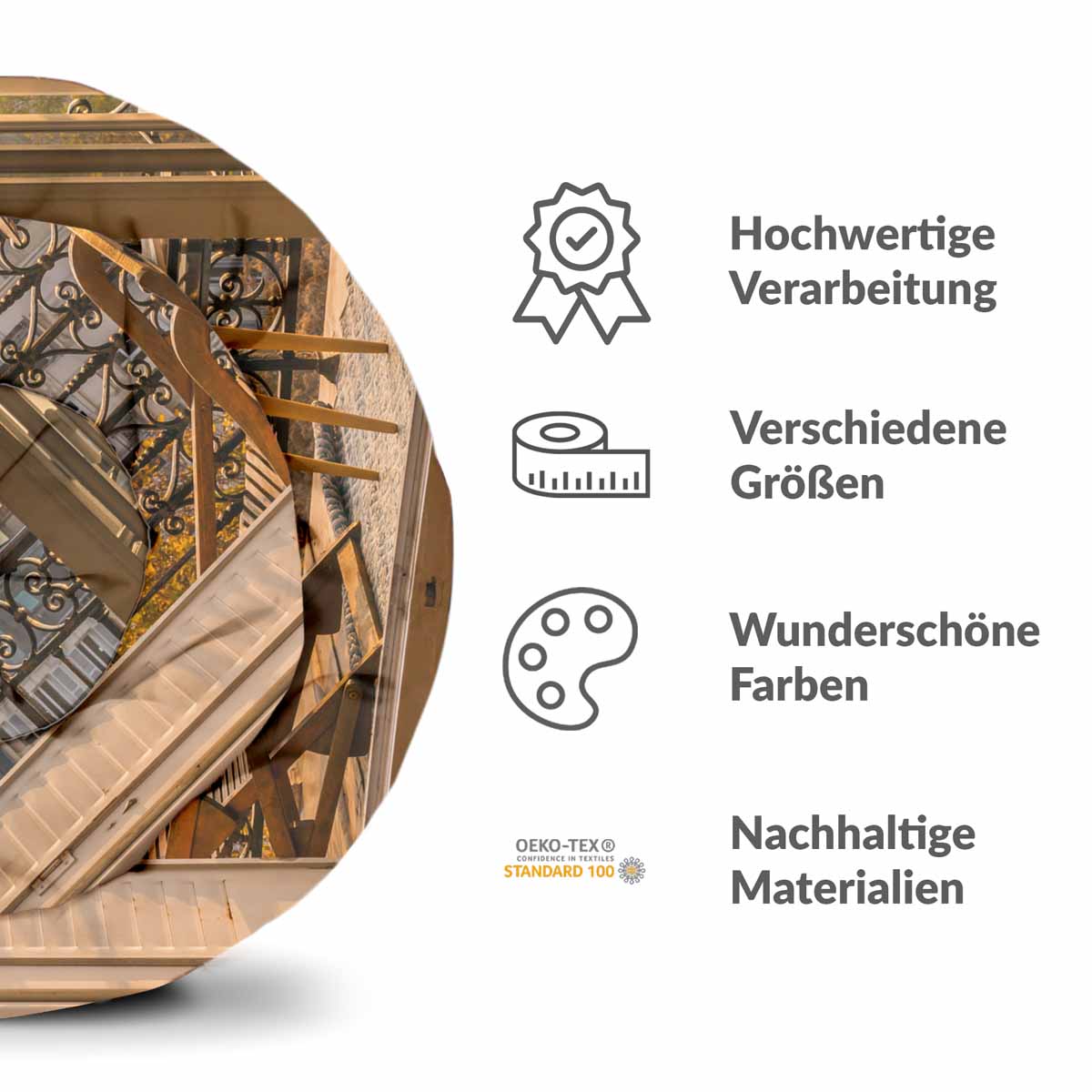 Set di biancheria da letto con coperta terapeutica gialla Parigi