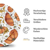 Set di biancheria da letto con coperte terapeutiche bianco con grandi zucche