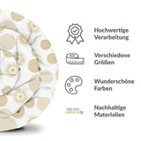 Set di biancheria da letto con coperte terapeutiche e decorazioni natalizie dorate