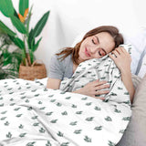 Coperta terapeutica originale - Rivestimento in cotone Rami di vischio