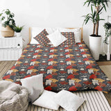Set di biancheria da letto con coperta terapeutica Gatto che saluta