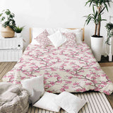 Set copripiumino coperta terapia fioritura di ciliegio giapponese
