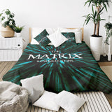 Coperta terapeutica originale - Rivestimento in cotone con scritta The Matrix