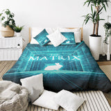 Coperta terapeutica originale - Rivestimento in cotone Blu Matrix