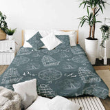 Set di biancheria da letto con coperte terapeutiche e navi