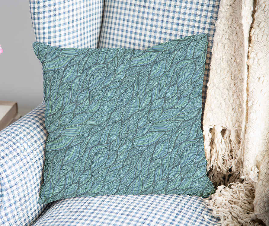 Cuscino sanitario intrecciato verde