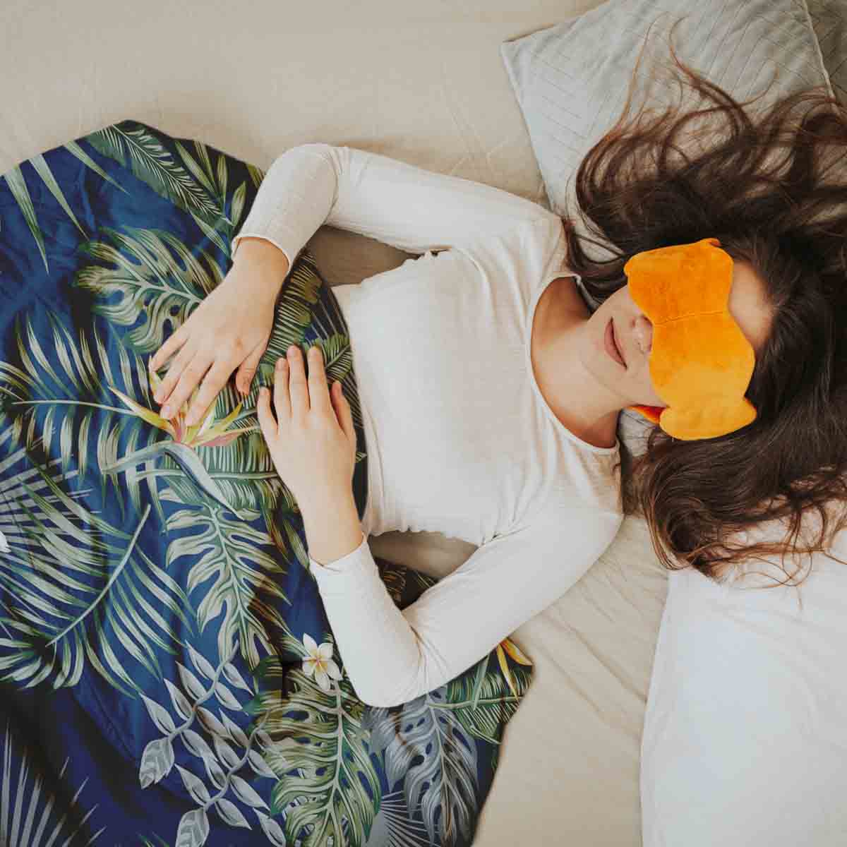 Set di biancheria da letto con coperta terapeutica Foresta pluviale