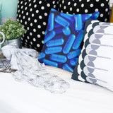 Cuscino sanitario blu compresse
