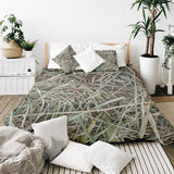 Coperta terapeutica originale - Rivestimento in cotone bianco con paglia