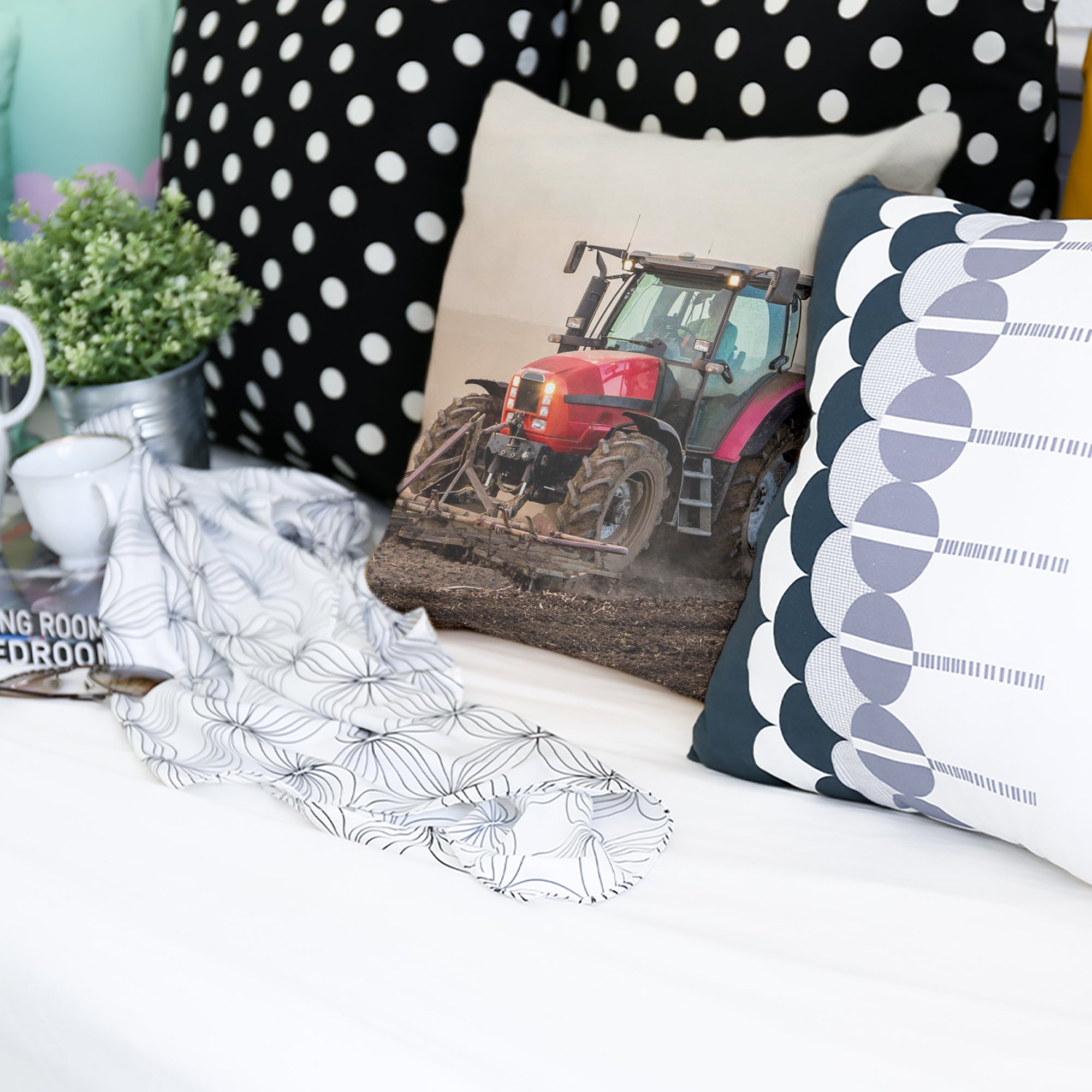 Cuscino sanitario con grande trattore