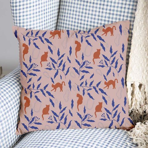 Cuscino salute Gatto rosso