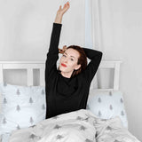 Coperta terapeutica originale - Rivestimento in cotone bianco con abeti grigi