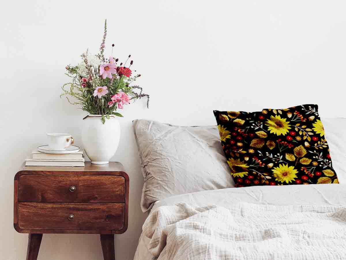 Cuscino sanitario con girasole