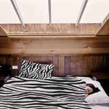 Set copripiumino coperta terapeutica stampa zebra