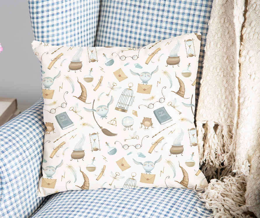 Cuscino salute bianco cose magiche