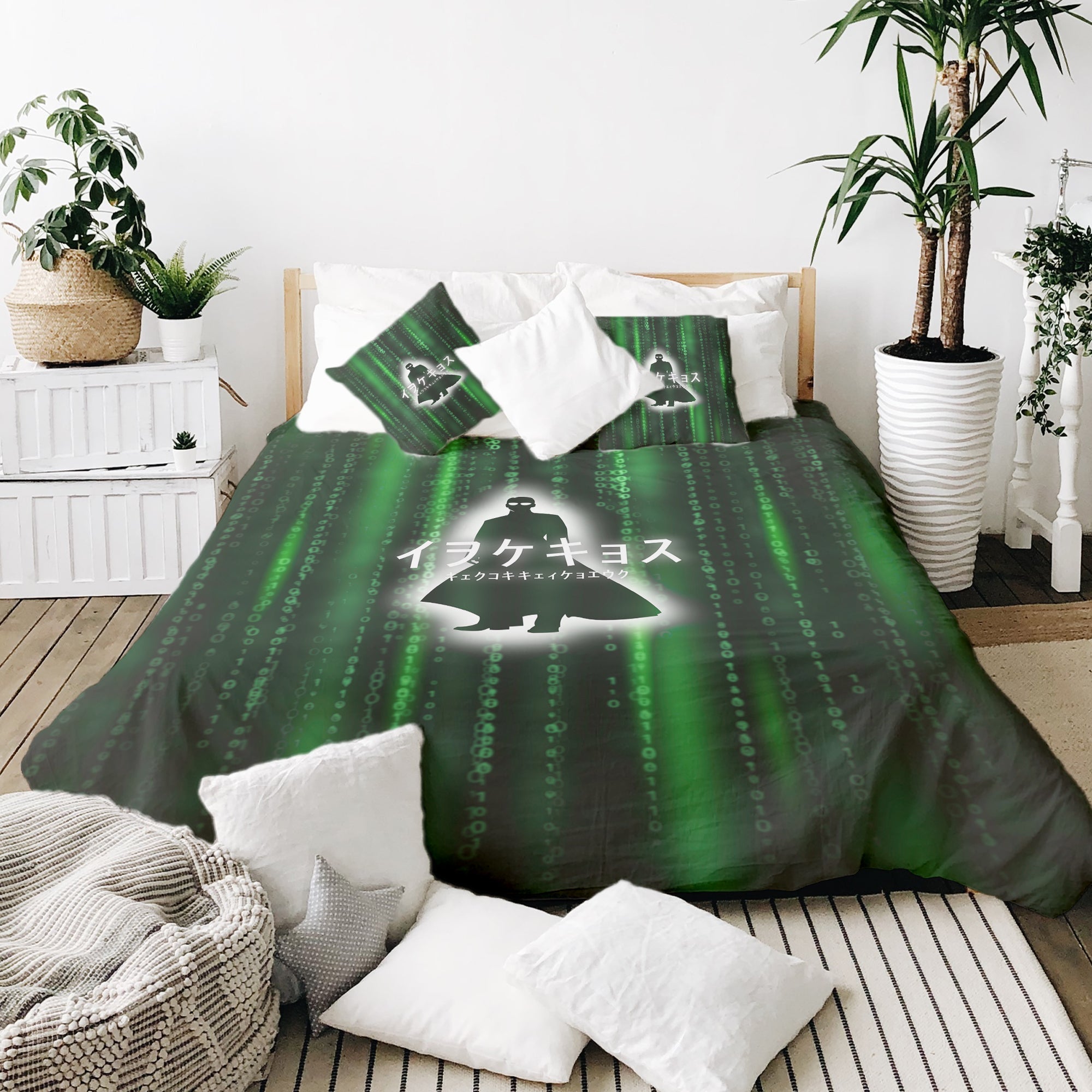 Coperta terapeutica originale - Rivestimento in cotone Codice numerico verde