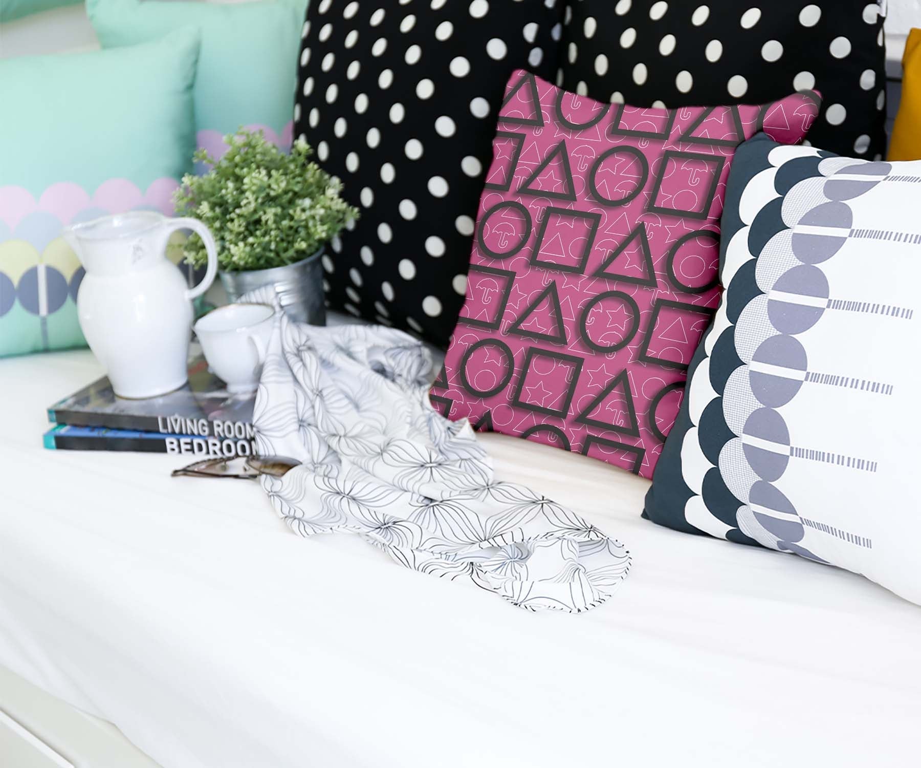 Cuscino salute Pink Squid