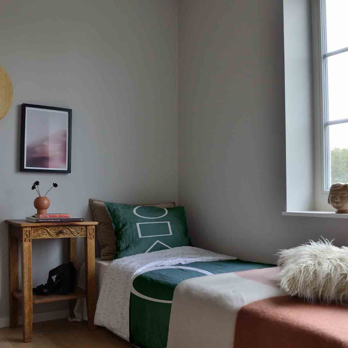 Set di biancheria da letto con coperte terapeutiche forme Dalgona