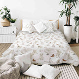 Coperta terapeutica originale - Rivestimento in cotone bianco con dolci animali