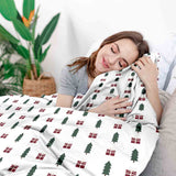 Set copripiumino coperte terapeutiche atmosfera natalizia