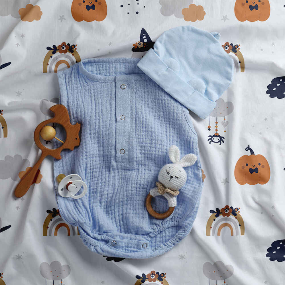 Coperta terapeutica originale - Rivestimento in cotone bianco autunno