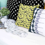 Cuscino salute giallo pipistrello