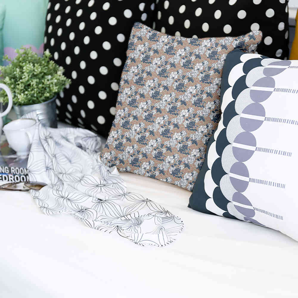 Cuscino sanitario con fiori