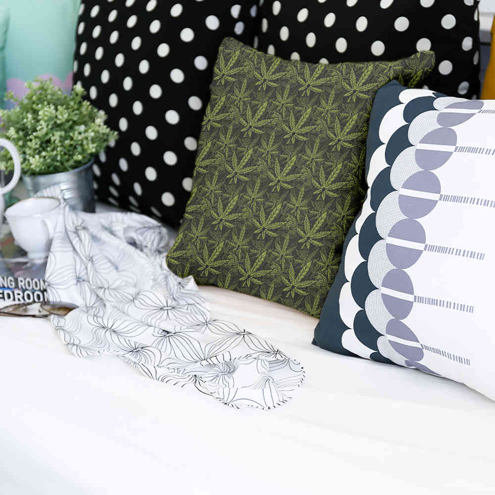 Cuscino salute foglia di canapa