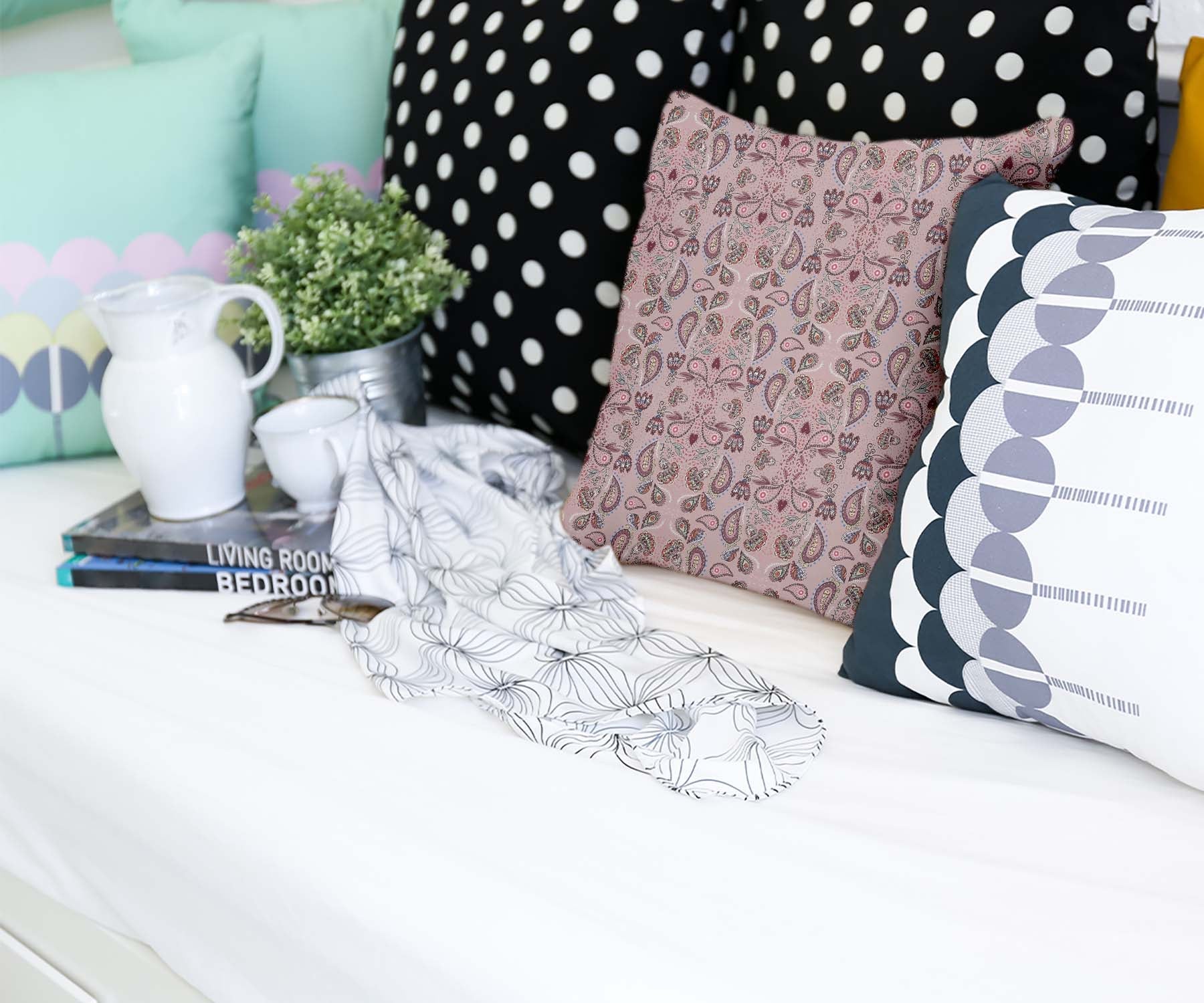 Cuscino salute Mandala rosa