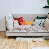 Cuscino sanitario beige con strisce