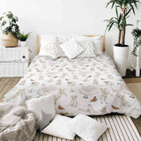 Set di biancheria da letto con coperte terapeutiche bianco animali dolci